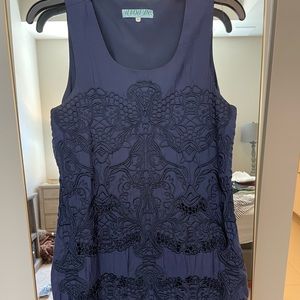 Navy sheath dress!! Slight fitted look